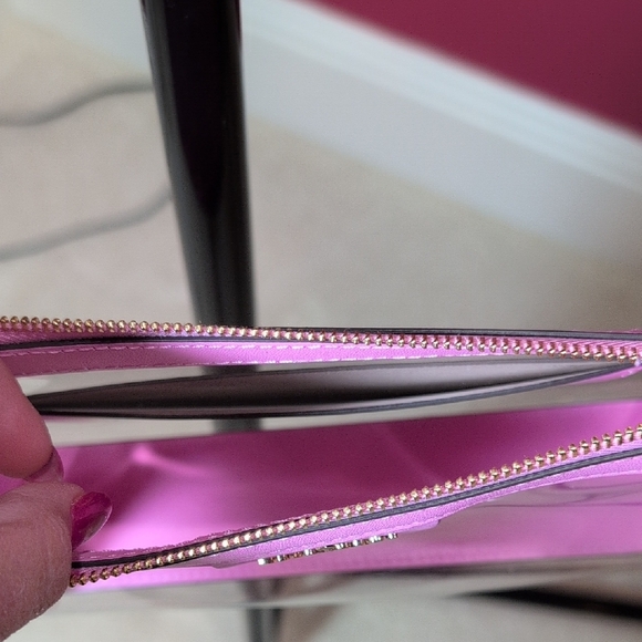 kate spade Clare Clear Small Crossbody Bag, Surf Pink in Excellent Condition! - Picture 9 of 9